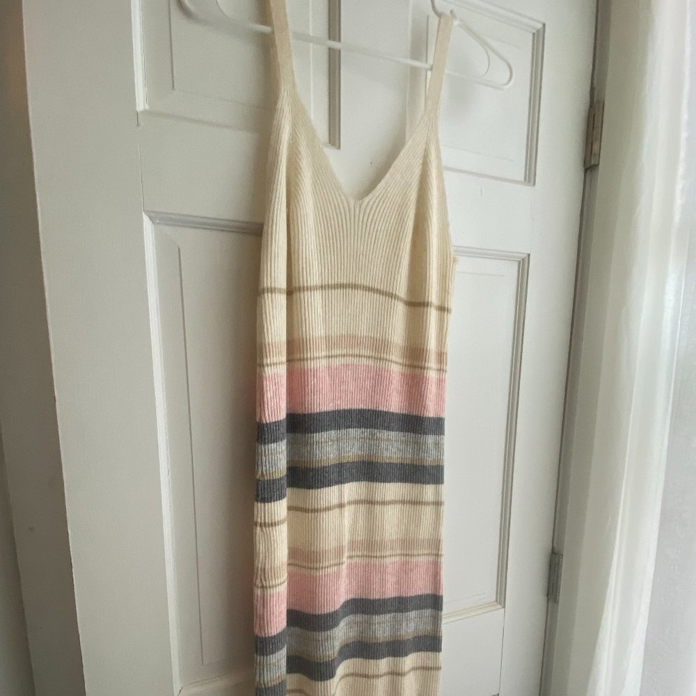 Z Supply Striped Midi Sweater Dress New Small